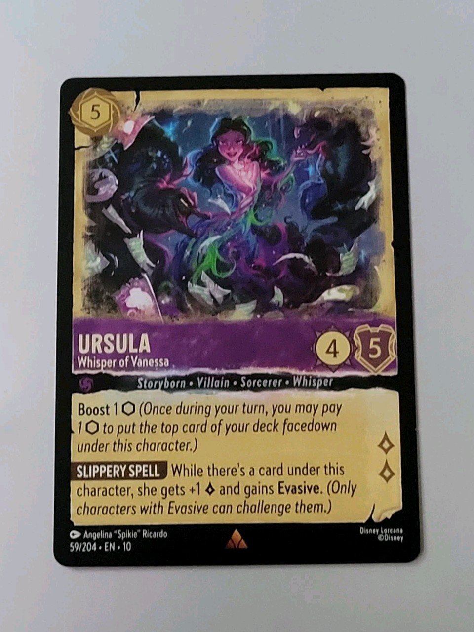 Disney Lorcana TCG - Whispers in the Well: Ursula (059/204) - Rare - Near Mint 