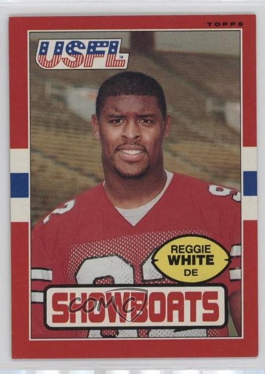 1985 Topps USFL Reggie White #75 HOF g2u