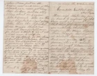 CIVIL WAR NAVY LETTER - Fireman Aboard USS Carondelet in Alabama - CONTENT !