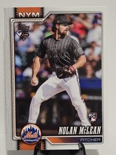 2026 Topps Series 1 Baseball #214 Nolan McLean - New York Mets RC 