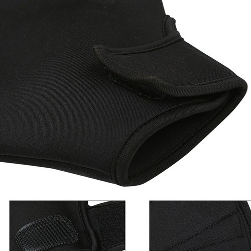 1 Pair Swimming Gloves Webbed Aquatic Fit Traning Gloves Size L (Black) - Picture 10 of 12