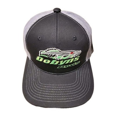 Dobyns Rods Hat Cap Adjustable Black Green Snapback