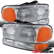 Headlightsbumper Lamps Fit 1999-2007 Gmc Sierra 1500 2500 2000-2006 Yukon Xl