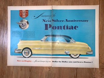 Magazine Ad* - 1951 - Pontiac Eight - (two-pages)