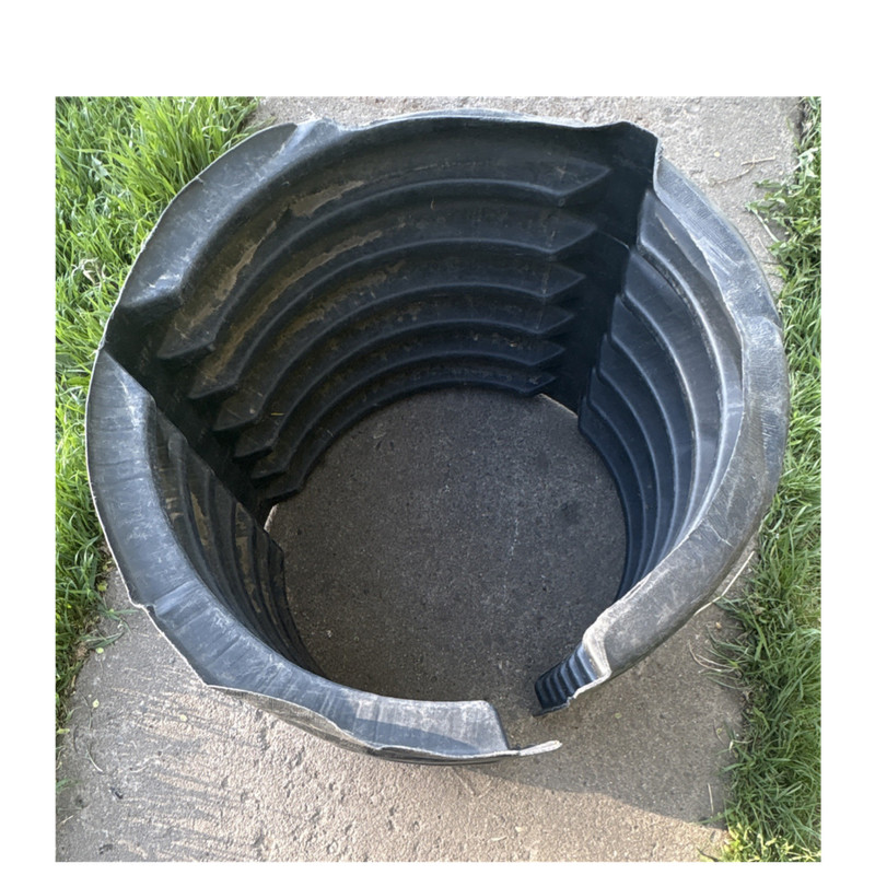 Corrugated Split Coupler for Drainage pipe 18” (1) used