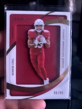 2024 Panini Immaculate Collection Trey Benson Clearly Immaculate Jerseys RC...