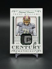 💎PLAYER WORN💎2015 PANINI NT CENTURY MATERIALS TRENT WILLIAMS PRIME EMERALD /5