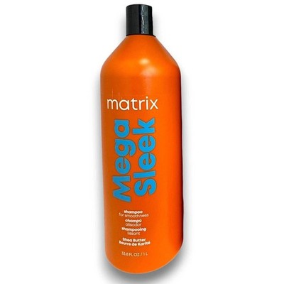 matrix Mega Sleek Shampoo For smoothness Shea Butter 33.8 OZ