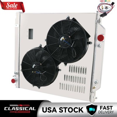 2 Row Radiator For 2003 2004 2005 2006 2007 Ford F250 F350 F450 Super Duty 6.0L.