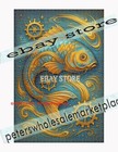 1000 piece jigsaw puzzle Steampunk Fish Fantasy Style fantasy fish