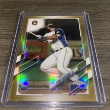 2021 Topps Chrome NPB Yuma Imagawa RC Gold Refractor /50