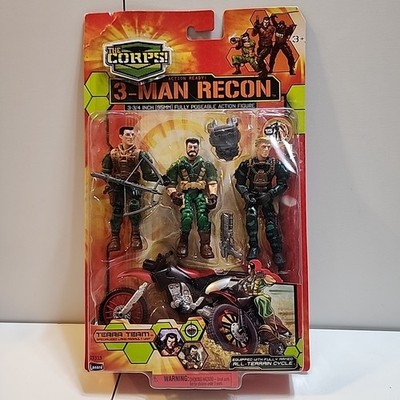 Lanard Toys THE CORPS 3 MAN RECON TERRA TEAM New Sealed | eBay