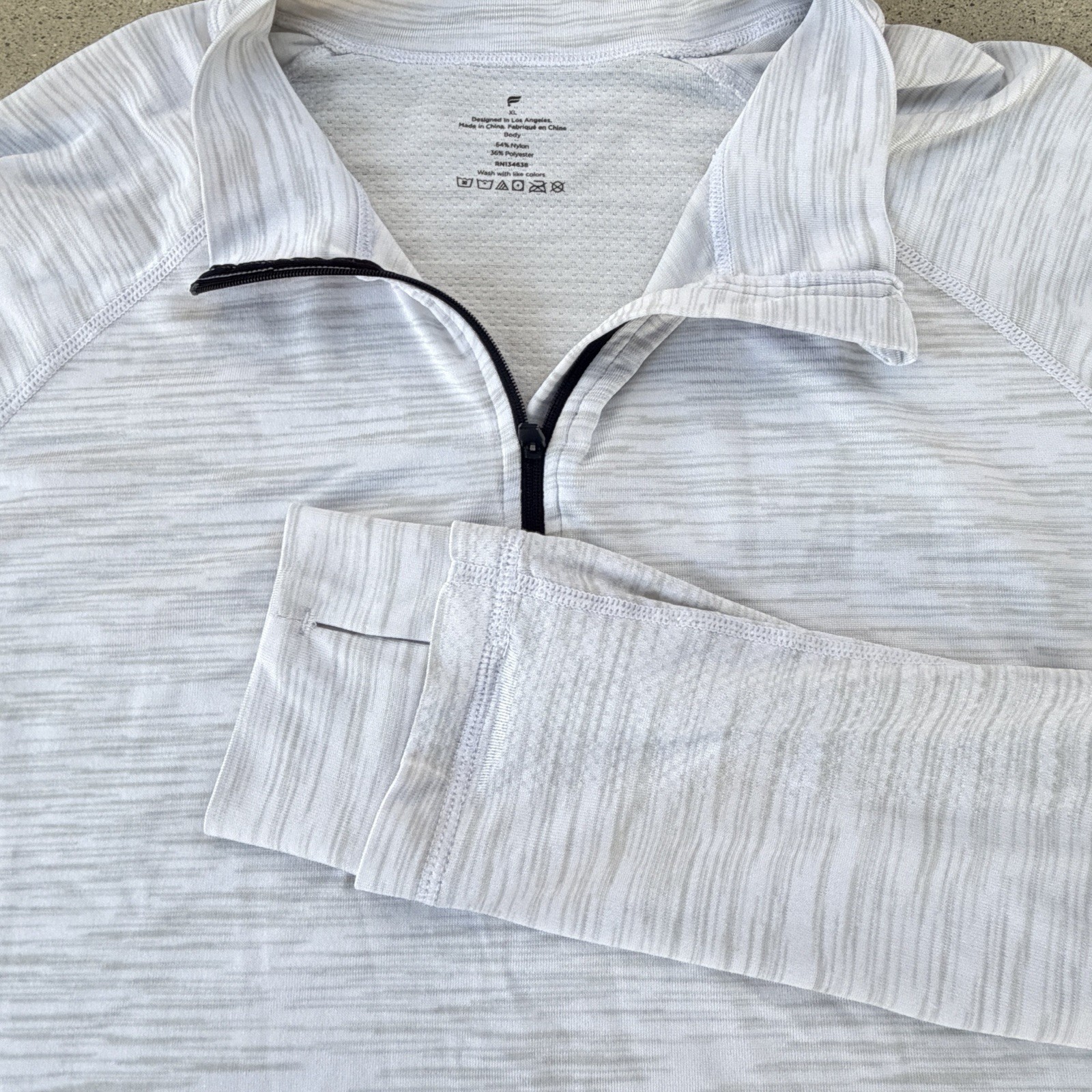 Fabletics 1/4 Zip Performance Pullover Men’s Sz X… - image 1