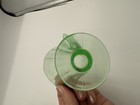 Vintage CAMBRIDGE Uranium Cream & Sugar 1930's Green Decagon Vaseline Glass Set — photo 5