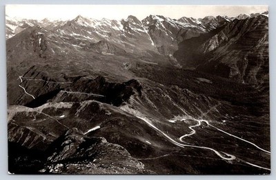 Antique Italy Postcard PASSO DEL GIOVO Jaufenpass Mountains 1954