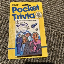 Hoyle World Pocket Trivia Game 1984 NEW Vintage Sealed