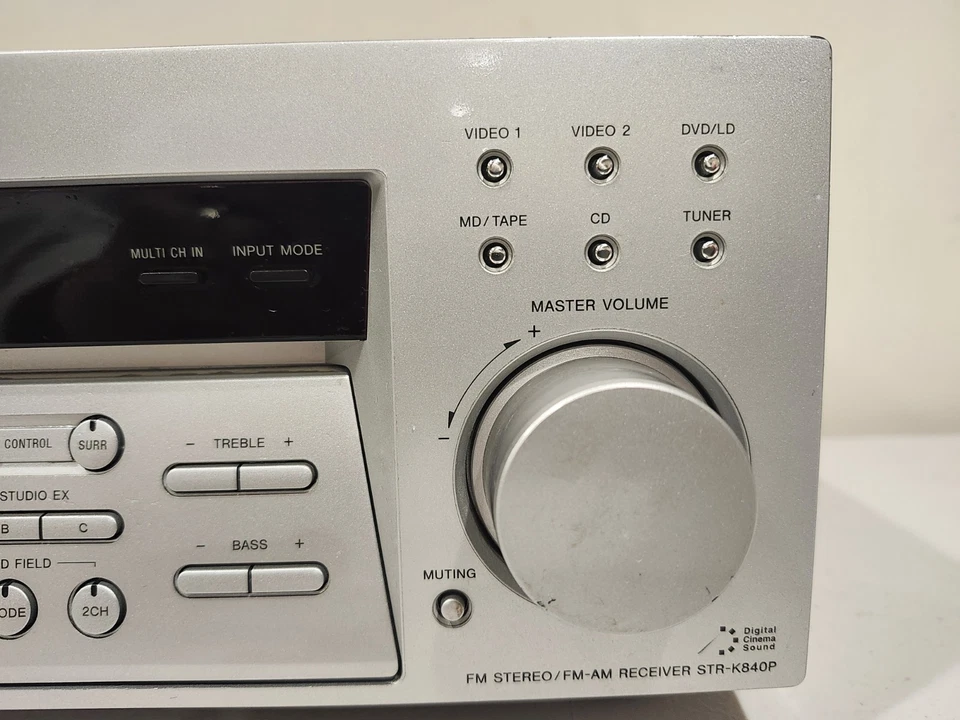 Sony STR-K840P - 5.1 Ch Home Theater Surround Sound Receiver AMFM No Remote - Image 4 of 4