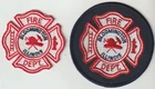 Bloomington IL Fire Department patch pair ship from Australia
