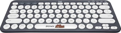 Logitech K380 Line-Friends Brown Multi-Device Bluetooth Wireless Keyboard
