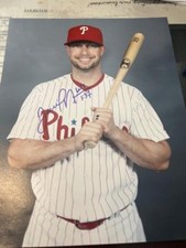 Daniel Nava Philadelphia Phillies Signed 8x10 Photo COA 2