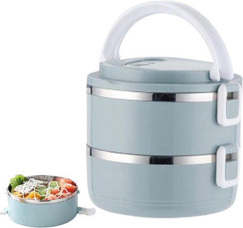 Lunch Box Safety Buckles Thermal Insulated Bento Lunch Container for Kids Adults - Picture 17 of 38