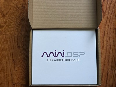 miniDSP Flex Digital Balanced DSP+TRS to XLR Cables+Remote+Box