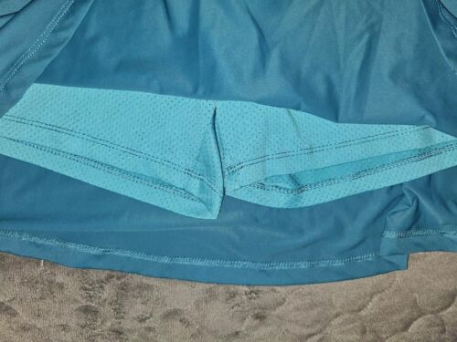 Mujer Fulbelle Malla Forro Ropa Deportiva Skort Talla XL Color Verde azulado - Imagen 4 de 4