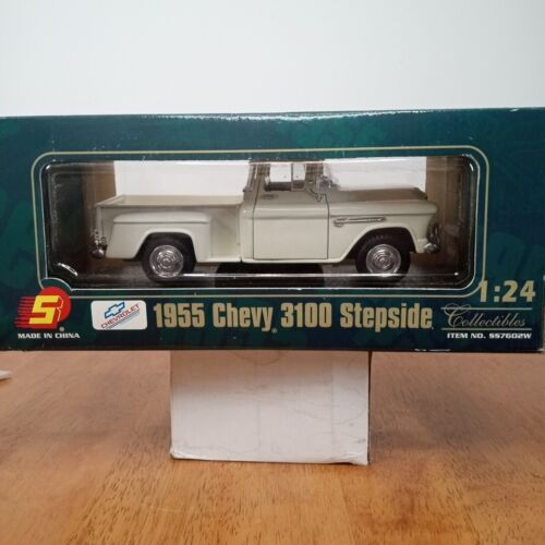 VINTAGE Superior 1955 Chevy 3100 Stepside calibro pesante pressofuso NUOVO NOS NUOVO CON SCATOLA - Foto 7 di 11