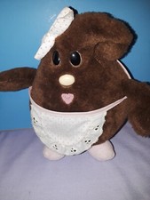 VTG Nestle Chocolate Plush Stuffed Animal Lil Bits 1984 Morsel Family Baby 8"