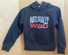 Columbia "NATURALLY WILD" Kid's Hoodie Sweatshirt Size Small 8 Black pre-owned