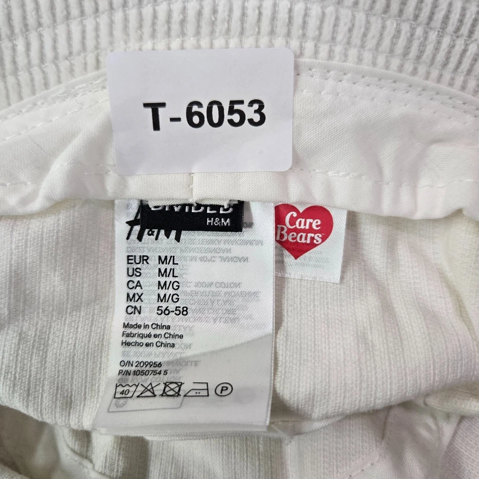 Sombrero de mujer Care Bears H&M mediano grande blanco cubo pana dulce y atrevida Foto 2 de 4