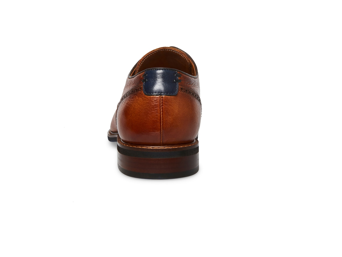 Steve Madden Men’s Bannon Cognac Leather Oxford Size 8 M Amazon.com | Steve Madden Bannon Shoes for Men - Tumbled  main image 4