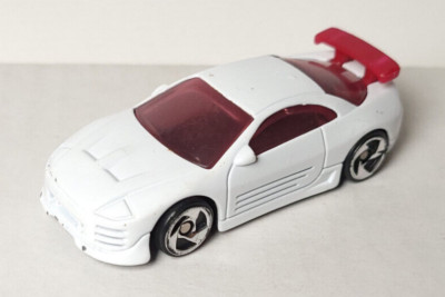 Hot Wheels loose Mitsubishi Eclipse white Mcdonalds no stickers