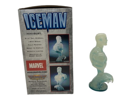 Bowen Designs Ice-Man Marvel Mini-Bust #1389 /5000 X-Men - Picture 4 of 6