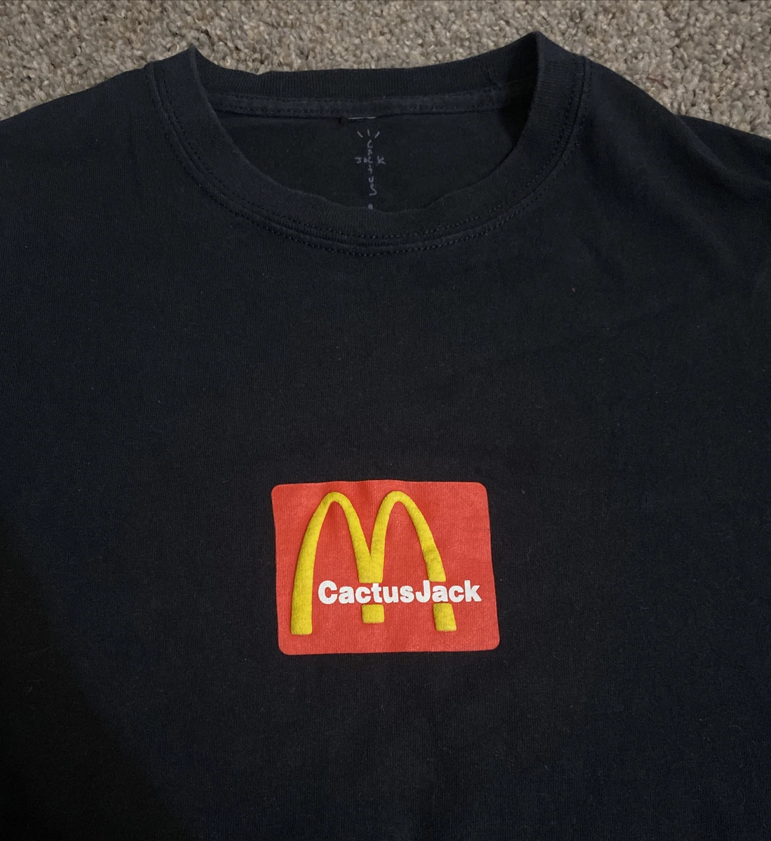 Travis Scott x McDonalds - Sesame II -Black T-Shirt - CJMD size ...