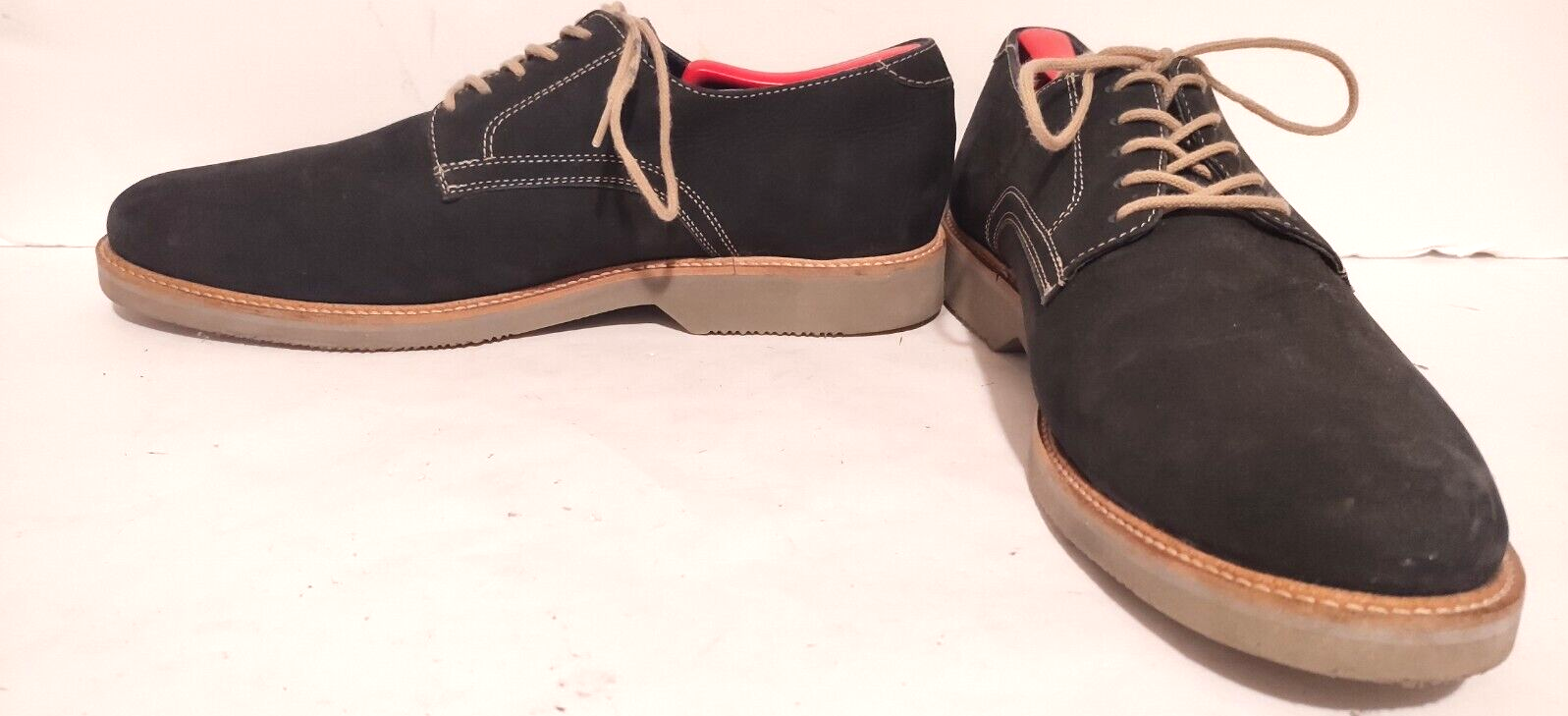 SAOLA Scarpe eleganti Oxford Wallin & Bros. blu navy scamosciate M34417 uomo 11 M