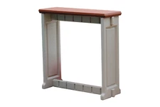 Leisure Accents Single Bar - Redwood/Warm Grey - Durable & Easy Assembly