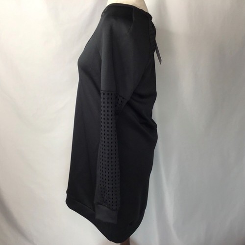 Fabletics Dress Size M Tilly All For Show Mini Scuba Long Sleeve Black Beach - Picture 3 of 11