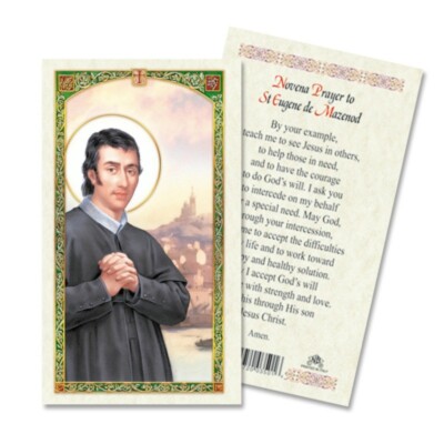 Novena Prayer to St Eugene de Mazenod - Paperstock Holy Card HC9-546ENL ...
