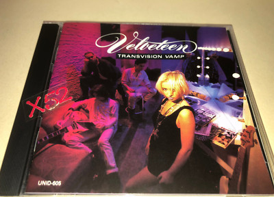 Transvision Vamp リマスター Velveteen 2CD Transvision Vamp CD Velveteen 2nd album hit Baby I Dont Care Wendy