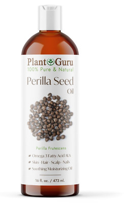 Perilla Seed Oil 16 oz. Cold Pressed 100% Pure Natural Carrier