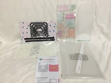 Diamond Press Tag  Pocket Stamp and Die Set New 790034