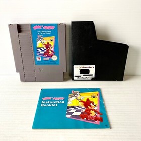 Tom & Jerry + Box & Manual - Nintendo NES - Tested & Working - Free Postage
