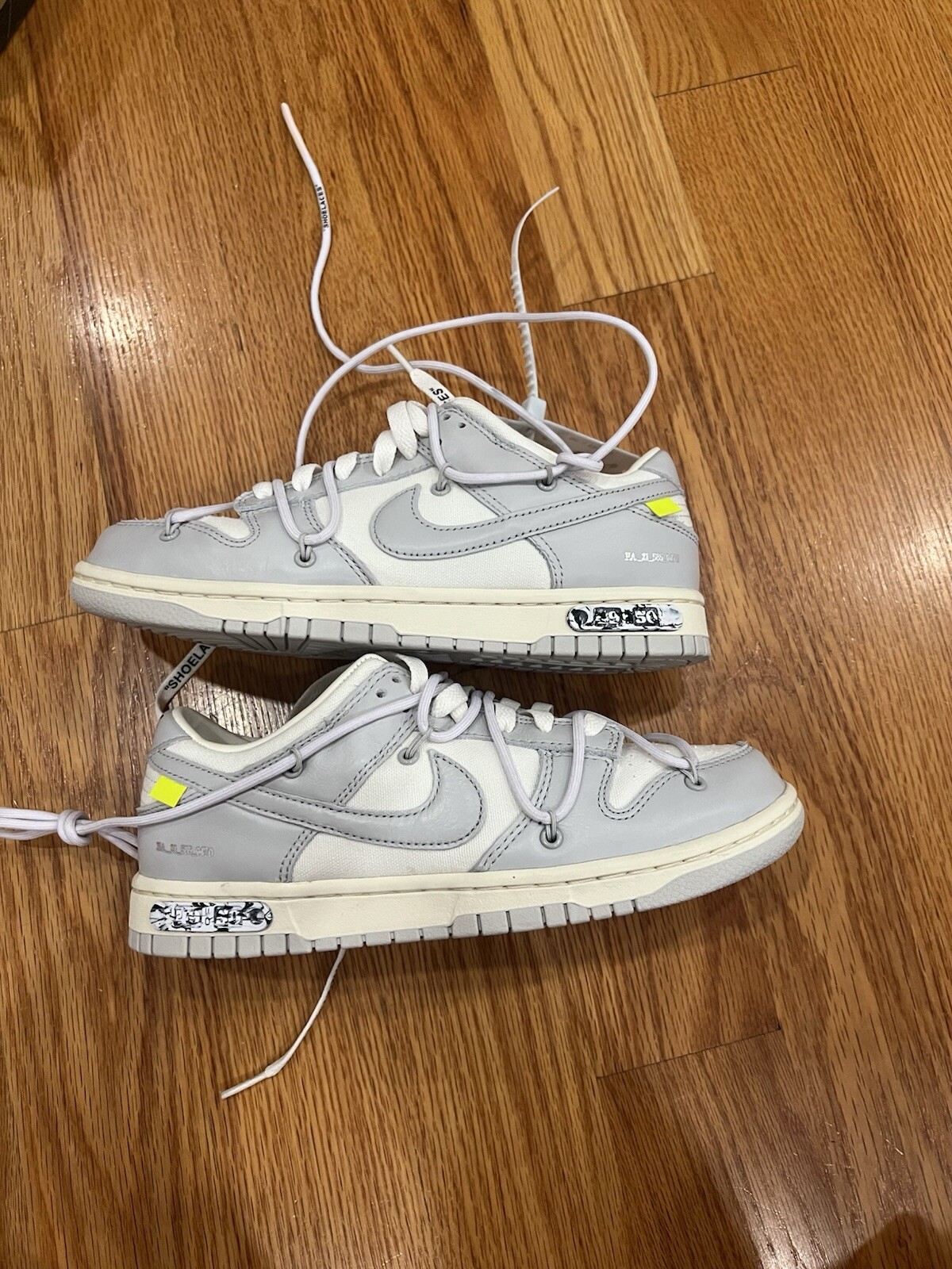 OFF WHITE X NIKE Taglia 7 Nike Off White x Dunk Low 'Lotto 49 di 50' DM1602 123