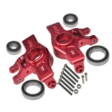 GPM Aluminum 7075-T6 Front Knuckle Arms Red : Traxxas 1:7 Unlimited Desert Racer