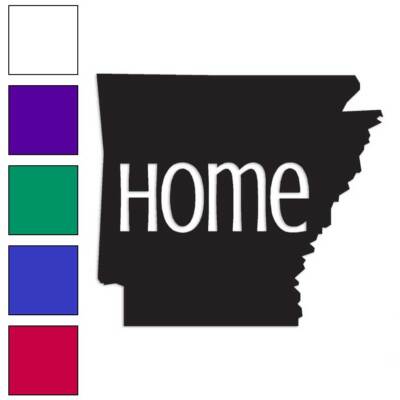 Arkansas Home State, Vinyl Decal Sticker, Multiple Colors & Sizes #3806 ...