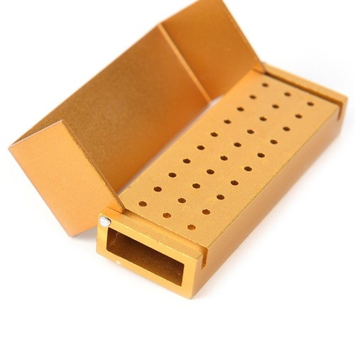 Supporto frese trapano dentale blocco autoclave scatola alluminio FG/RA 15/30 fori - Foto 30 di 58