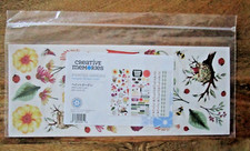 CREATIVE MEMORIES Painted Garden Designer Stickers - 3/pack NEW -SEALED 2023 NLA