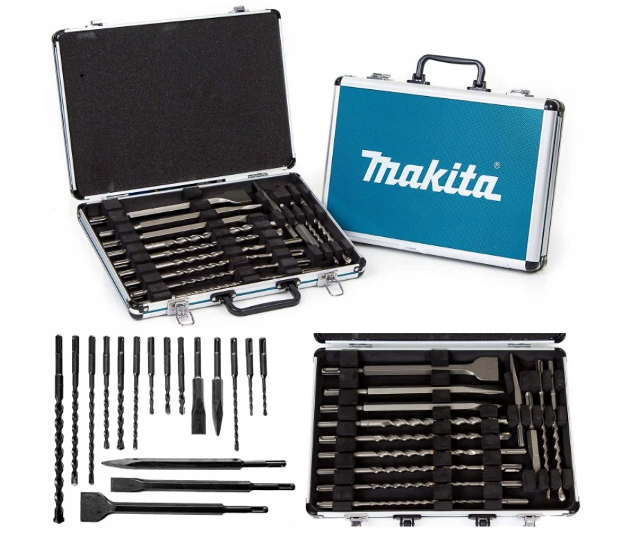 Makita D-42444 Bohrer-Meißelset SDS+ 17-teilig, Meißel- & Bohrer-Satz