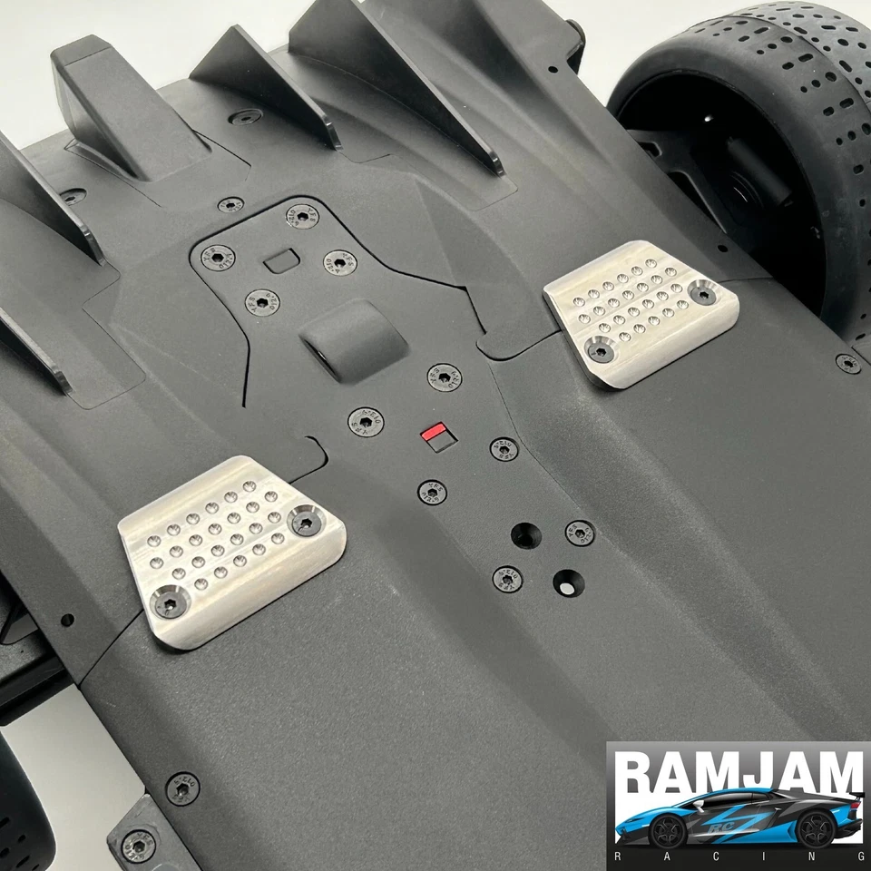 Arrma Felony 6s Titanium Rear Skid Plate Set - Image 3 of 4